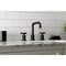 Kingston Brass Widespread Bathroom Faucet with Push PopUp, Matte Black KS1410RKX - alternate 4